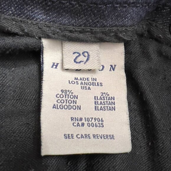 Hudson Bootcut Jeans Size 29 Dark Wash Stretch Denim - Picture 9 of 11